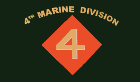 [U.S. 4th Marine Division flag]